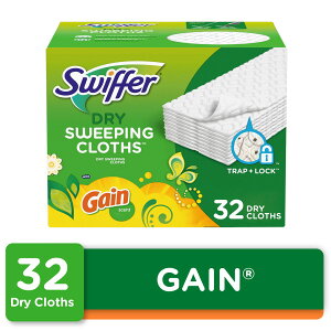 [��������] Swiffer Sweeper Dry Pad Refills, Gain Original Scent, 32 Count. [�y�V�C�O�ʔ�] | Swiffer Sweeper Dry Pad Refills, Gain Original Scent, 32 Count