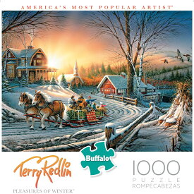 [RDY] [送料無料] Buffalo Games Terry Redlin The Pleasures of Winter 1000 Pieces Jigsaw Puzzle [楽天海外通販] | Buffalo Games Terry Redlin The Pleasures of Winter 1000 Pieces Jigsaw Puzzle
