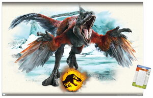 [送料無料] ジュラシック・ワールドドミニオン ピロラプトルフォーカルウォールポスター 22.375" x 34 " [楽天海外通販] | Jurassic World: Dominion - Pyroraptor Focal Wall Poster, 22.375" x 34"