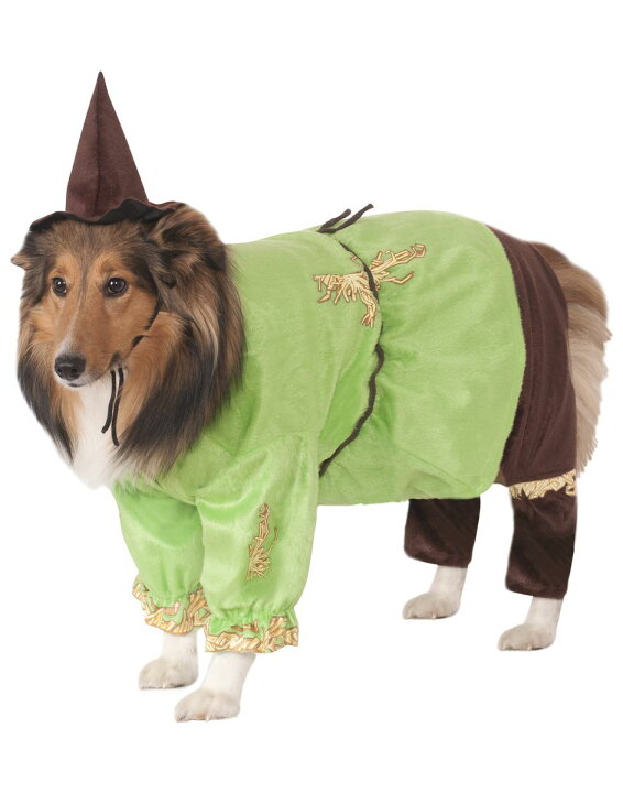 楽天市場 送料無料 オズの魔法使い カカシ ペットコスチューム 犬 猫用 楽天海外通販 Wizard Of Oz Scarecrow Pet Costume For Dog Or Cat Walmart 楽天市場店