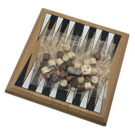 [RDY] [送料無料] Zummy 天然木製すごろくゲームパズル ミニサイズ [楽天海外通販] | Zummy Natural Wooden Backgammon Game Puzzle - Mini Size