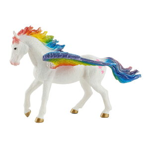 [] MOJO - Aȃt@^W[̒uAC{[yKTX [yVCOʔ] | MOJO - Realistic Fantasy Figurine, Rainbow Pegasus