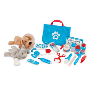 [] Melissa  Doug fĐfybgbコvCZbg 24 [yVCOʔ] | Melissa  Doug Examine and Treat Pet Vet Play Set 24 pcs