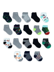[RDY] [] Wonder Nation xr[gh[ {[C\bNX 18 TCYF0M`5T [yVCOʔ] | Wonder Nation Baby and Toddler Boy Socks, 18-Pack, Sizes 0M-5T