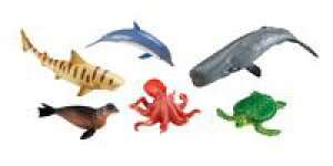 [RDY] [] Learning Resources W{ I[VAj} 6Zbg [yVCOʔ] | Learning Resources Jumbo Ocean Animals, Set of 6