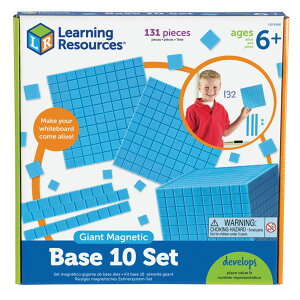 [] Learning Resources LRNLER6366 WCAg}Olbgx[XeZbg 1/Zbg [yVCOʔ] | Learning Resources, LRNLER6366, Giant Magnetic Base Ten Set, 1 / Set