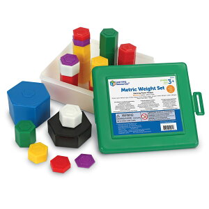 [] Learning Resources EFCgpbNX gbNEFCg 58Zbg t [yVCOʔ] | Learning Resources Weight Pax Metric Weights, Set of 58 with Box