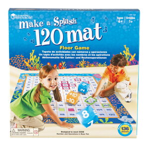 [RDY] [] Learning Resources Make a Splash 120 Mat Floor Game - 136 pieces, Ages 6+ Math Games for Kids [yVCOʔ] | Learning Resources Make a Splash 120 Mat Floor Game - 136 Pieces, Ages 6+ Math Games for Kids
