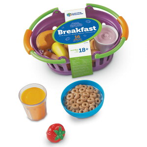 [] Learning Resources New Sprouts Breakfast Foods Basket, Pretend Play, Toddler Toy, 16 pieces, Girls and boys, Ages 18 mos, 2, 3 years+. [yVCOʔ] | Learning Resources New Sprouts Breakfast Foods Basket, Pretend Play, Toddle