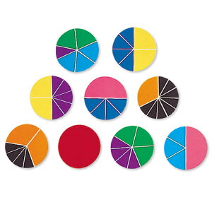 [] Learning Resources C{[ tNV  fbNX T[NZbg Z Ώ۔N6 7 8Έȏ [yVCOʔ] | Learning Resources Rainbow Fraction Deluxe Circles Set, Math Manipulati