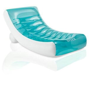 [RDY] [] Intex l̓ȐcbL EW XC~O v[ EW֎q [yVCOʔ] | Intex Adult Transparent Blue Inflatable Rockin' Lounge Swimming Pool Lounge Chair