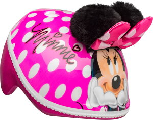 [RDY] [��������] Bell Disney Minnie Mouse Pom Pom Ears Bike Helmet, Punch Pink, Toddler 3+ 48-52cm [�y�V�C�O�ʔ�] | Bell Disney Minnie Mouse Pom Pom Ears Bike Helmet, Punch Pink, Toddler 3+ 48-52cm