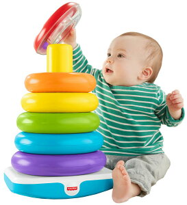 [] Fisher-Price WCAg bN A X^bN JtO 6 [yVCOʔ] | Fisher-Price Giant Rock-a-Stack with 6-Colorful Rings