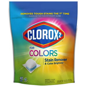 [RDY] [] Clorox 2 pXeC[o[ƃJ[u[X^[pbN h[pbN 40 ct [yVCOʔ] | Clorox 2 Laundry Stain Remover and Color Booster Pack, Laundry Packs, 40 ct