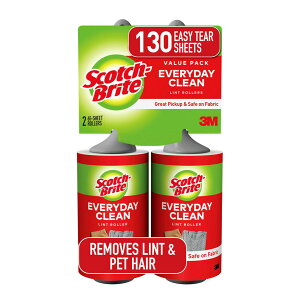 [RDY] [] Scotch-Brite g[[ cCpbN [[1{65 2JEg [yVCOʔ] | Scotch-Brite Lint Roller Twin Pack, 65 Sheets per Roller, 2 Count