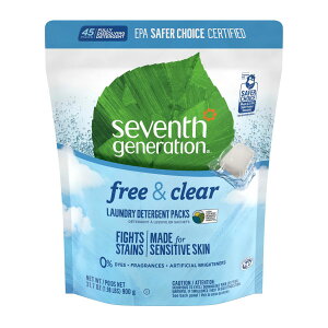 [RDY] [] Seventh Generation Free  Clear Laundry Detergent Packs Fragrance Free 45 counts. [yVCOʔ] | Seventh Generation Free  Clear Laundry Detergent Packs Fragrance Free 45 count