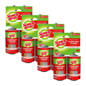 [RDY] [] Scotch-Brite g[[ 8JEgo[pbN [[1{ɂ60 [yVCOʔ] | Scotch-Brite Lint Roller, 8 Count Value Pack, 60 Sheets per Roller