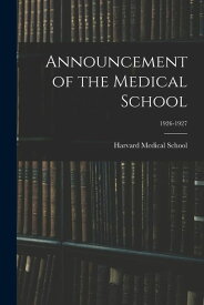 [RDY] [送料無料] 医学部発表; 1926-1927年 ペーパーバック [楽天海外通販] | Announcement of the Medical School; 1926-1927 Paperback