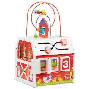 [RDY] [] Melissa  Doug First Play Slide, Sort  Roll Wooden Activity Barn with Bead Maze XCh \[g[ r[YHtؐANeBreBo[ [yVCOʔ] | Melissa  Doug First