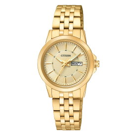 [送料無料] CITIZEN レディースクラシッククオーツゴールドトーンステンレススチールウォッチEQ0603-59P [楽天海外通販] | Citizen Women's Classic Quartz Gold Tone Stainless Steel Watch EQ0603-59P
