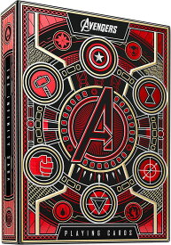[RDY] [送料無料] セオリー11トランプ、インフィニティ・サーガのアベンジャーズレッドカラーウェイ [楽天海外通販] | Theory 11 Playing Cards, Avengers Red Colorway of the Infinity Saga