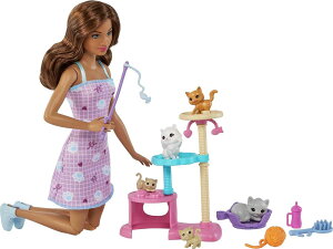 [RDY] [] Barbie LeBRh~jAl`ƃybgiANZT[tjA3Ύ̂ [yVCOʔ] | Barbie Kitty Condo Doll And Pets With Accessories, Toy For 3 Year Olds  Up