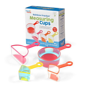 [RDY] [] Hand2Mind C{[ tNViW[Jbv 4Zbg wƃJEĝ [yVCOʔ] | hand2mind Rainbow Fraction Measuring Cups Set of 4 , Mathematics  Counting Toys