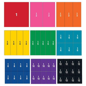 [RDY] [��������] Learning Resources ���ʃ}�O�l�b�g���������`�Z�b�g [�y�V�C�O�ʔ�] | Learning Resources Double-Sided Magnetic Fraction Squares Set