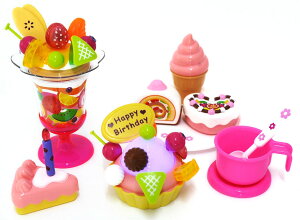 [RDY] [] JbvP[LAP[LAACXN[Tf[P[Lx[LOyXg[TvCƃZbgHiĐ [yVCOʔ] | Play Food Set With Cupcake, Cakes, Ice Cream  Sunda