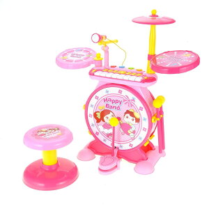 [RDY] [] L[{[hhZbgiqpytjisN [yVCOʔ] | Keyboard  Drum Set with Childrenfs Musical Instruments (Pink)