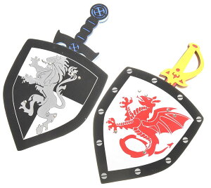 [] Giddyup! Buck's AX`[̌Ə EҐm̃RX`[ANZT[Ai2j [yVCOʔ] | Giddyup! Buck's Foam Swords Shields Ninja Warrior Costume Accessories, (2 Pieces)