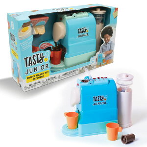 [RDY] [] eCXeB Jr - CgƃTEht̃R[q[[J[Zbg - Ώ۔N3Έȏ [yVCOʔ] | Tasty Jr ? Pretend Play Toy Coffee Maker Set w/ Lights  Sound - Ages 3+