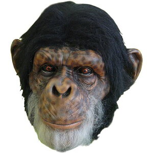 [RDY] [��������] Chimp Adult Halloween Latex Mask Accessory�i�`���p���W�[�A�_���g�n���E�B���}�X�N�A�N�Z�T���[ [�y�V�C�O�ʔ�] | Chimp Adult Halloween Latex Mask Accessory
