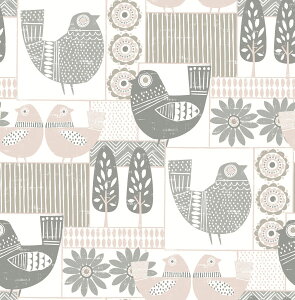 [��������] Nuwallpaper �t�̃j���g�� ���������\��ǎ� [�y�V�C�O�ʔ�] | Nuwallpaper Spring Chickens Peel  Stick Wallpaper