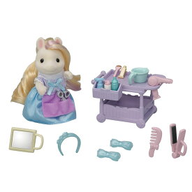 [RDY] [送料無料] Calico Critters ポニーのヘアースタイリストセット、フィギュアとアクセサリーのドールハウス用プレイセット [楽天海外通販] | Calico Critters Pony's Hair Stylist Set, Dollhouse Playset with