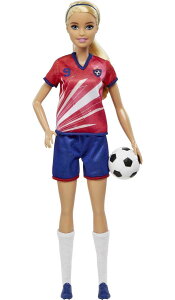 [RDY] [] Barbie TbJ[h[AuhA9jtH[ATbJ[{[AN[gA\bNXA3Έȏ [yVCOʔ] | Barbie Soccer Doll, Blonde, #9 Uniform, Soccer Ball, Cleats, Socks, 3 &amp