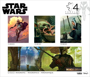 [] Buffalo Games - UE}_A 4x1 }`pbN - WO\[pY [yVCOʔ] | Buffalo Games - The Mandalorian 4x1 Multipack - Jigsaw Puzzles