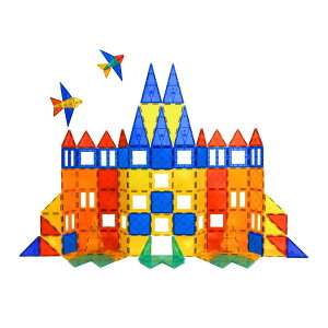 [RDY] [] ^C^ ΃^CEςݖ 100s[XZbg [yVCOʔ] | Tytan Magnetic Tiles and Building Blocks 100 Piece Set
