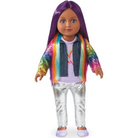 [RDY] [送料無料] My Life As Destiny ヘアスタイリスト 可動式18インチドール パープルヘア パープルアイズ [楽天海外通販] | My Life As Destiny Hairstylist Posable 18-inch Doll, Purple Hair, Purple Eyes