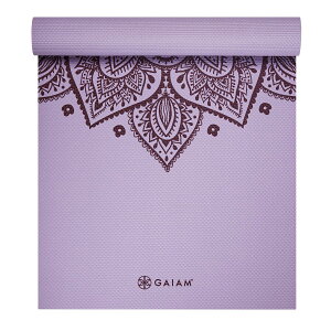[] Gaiam CbNTfBA PVCvgK}bg 5mm [yVCOʔ] | Gaiam Lilac Sundial PVC Printed Yoga Mat, 5mm Thickness