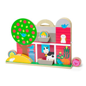 [RDY] [��������] Melissa  Doug GO Tots �~��4���t���ؐ��o�����[�h�E�^���u�� - FSC�~�b�N�X70���bFSC�F�ؑf�� [�y�V�C�O�ʔ�] | Melissa  Doug GO Tots Wooden Barnyard Tumble with 4 Disks - FSC Mix 70% | FSC-Certif
