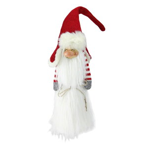 [RDY] [] 24 "gfBViNX}X XT^m[ zCgt@[X[c bhnbgt [yVCOʔ] | 24" Traditional Christmas Slim Santa Gnome with White Fur Suit and Red Hat