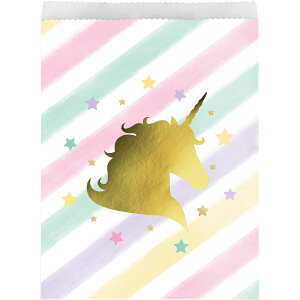[RDY] [] Xp[NjR[g[gobO40JEg 40l [yVCOʔ] | Sparkle Unicorn Treat Bags 40 Count for 40 Guests