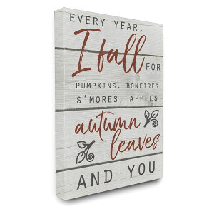 [] Stupell Home Decor Collection Every Year I Fall For You ԂƃO[̃^C|OtB[EH[A[g [yVCOʔ] | The Stupell Home Decor Collection Every Year I Fall For You Red and Gray Typography Wall A