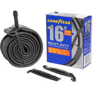 [] Goodyear 16" x 1.75"-2.125" wr[f[eB[oCN`[uA^Co[t [yVCOʔ] | Goodyear 16" x 1.75"-2.125" Heavy-Duty Bike Tube, Tire Levers included