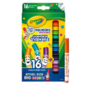 [送料無料] Crayola ピップ・スクイークス スキニーセット 16色 [楽天海外通販] | Crayola Pip-Squeaks Skinnies Set, 16-Colors