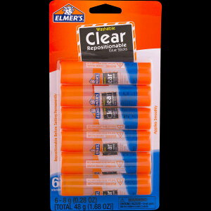 [RDY] [] Elmer's ŐXeBbN̂Ae1{ [yVCOʔ] | Elmer's Non Toxic Clear Glue Sticks, 1 Each