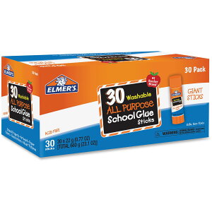 [RDY] [] Elmer's \wZpXeBbN̂ 􂦂 22O 30JEg [yVCOʔ] | Elmer's All Purpose School Glue Sticks, Washable, 22 Gram, 30 Count