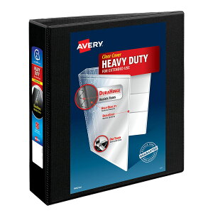 [RDY] [��������] Avery �r���[�o�C���_�[�A���A2�C���`�A�΂߃����O�A�����^�b�`�A530�� (79390) [�y�V�C�O�ʔ�] | Avery Heavy Duty View Binder, Black, 2-inch, Slant Ring, One-Touch, 530 Sheets (79390)