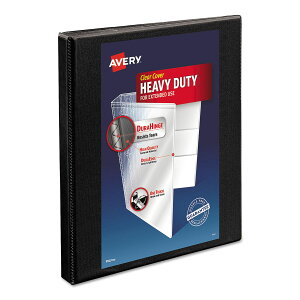 [] Avery ȃmXeBbNr[oC_[AfqWƃXgOA0.5C`eʁAA(5233) [yVCOʔ] | Avery Heavy-Duty Non Stick View Binder with Durahinge and Slant Ring